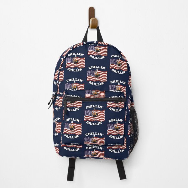 Item preview, American Flag Chillin & Grillin BBQ USA designed and sold by tamdevo1.