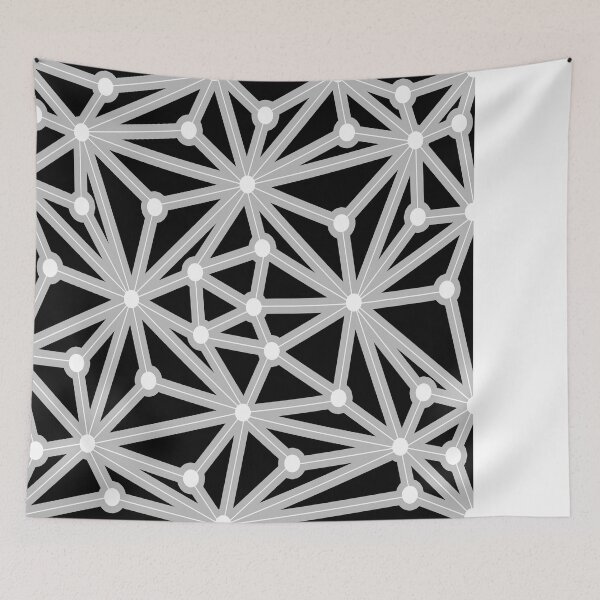 Item preview, Abstract geometric pattern - gray designed and sold by K.S ART.