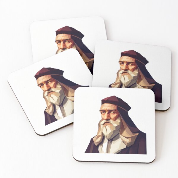 Item preview, Leonardo da Vinci in Maroon designed and sold by PolygonXYZ.