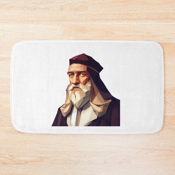 Item preview, Leonardo da Vinci in Maroon designed and sold by PolygonXYZ.