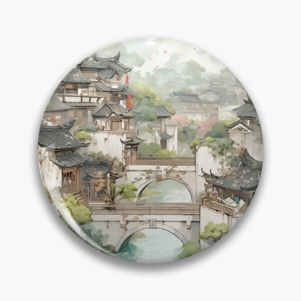 Item preview, Serenity in Ink: Watercolor Ukiyo-e Inspired Art designed and sold by ReiraNogami.