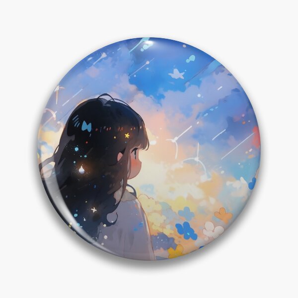 Artikelvorschau, Starry Horizons: Mesmerizing Watercolor Skyline Artwork entworfen und verkauft von ReiraNogami.
