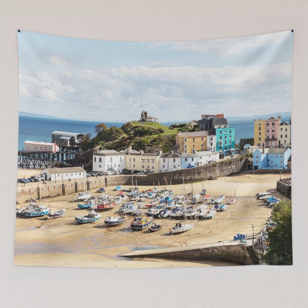 Item preview, Tenby Harbour Boats All Lined Up designed and sold by Paul Thompson Photography.