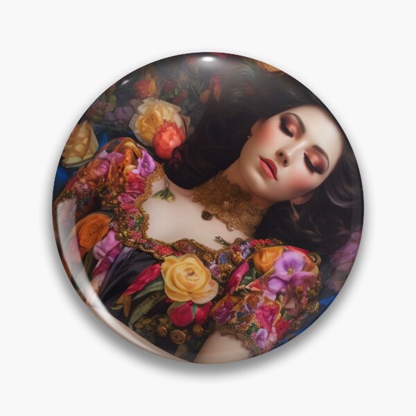 Item preview, Sleeping lady in the garden designed and sold by Red Witch Art.