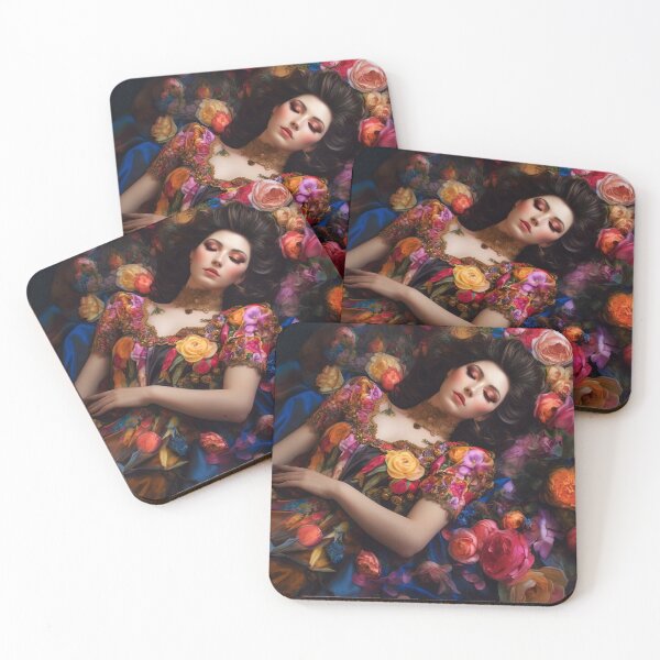 Item preview, Sleeping lady in the garden designed and sold by Red Witch Art.