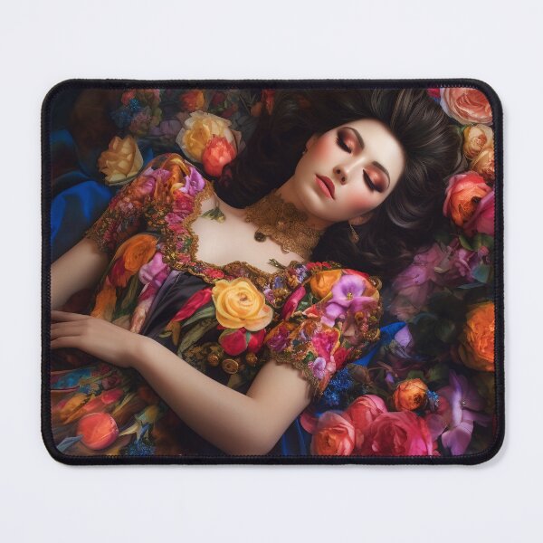 Item preview, Sleeping lady in the garden designed and sold by Red Witch Art.