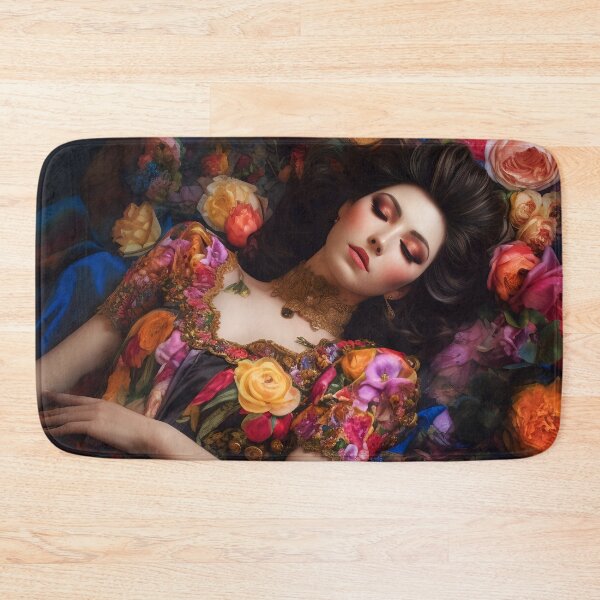 Item preview, Sleeping lady in the garden designed and sold by Red Witch Art.