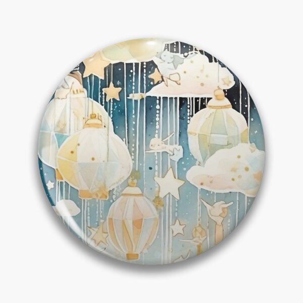 Artikelvorschau, Astral Symphony: Expressive Watercolor Starry Night Paintings entworfen und verkauft von ReiraNogami.