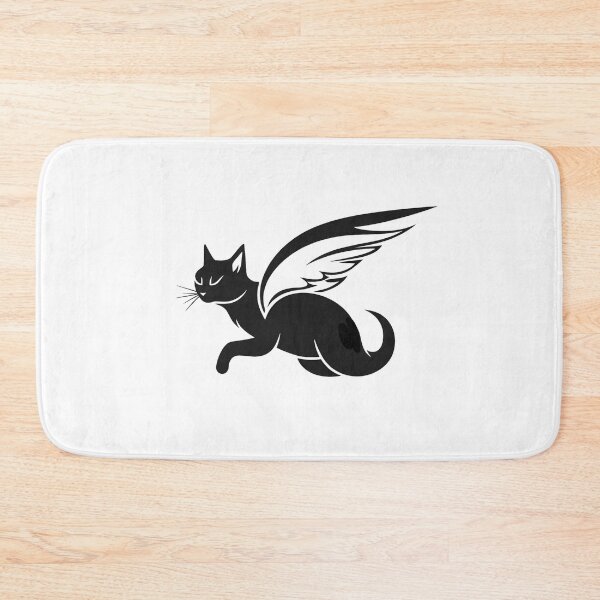 Item preview, Whisked Wings: Enchanting Winged Cat Cartoon designed and sold by janedewaard.