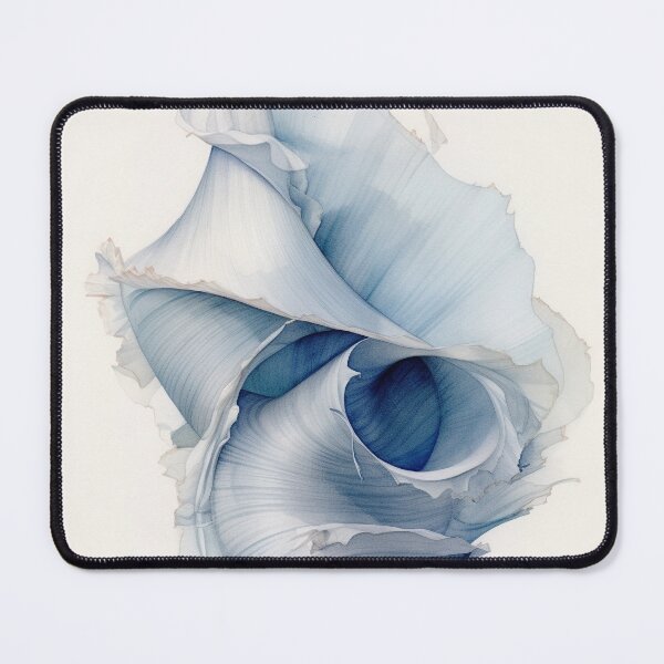 Item preview, Blue silk seashell designed and sold by PaperDecor.