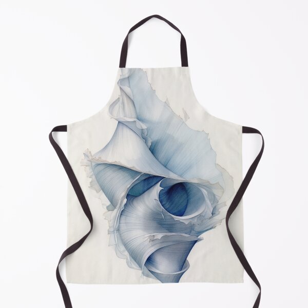 Item preview, Blue silk seashell designed and sold by PaperDecor.