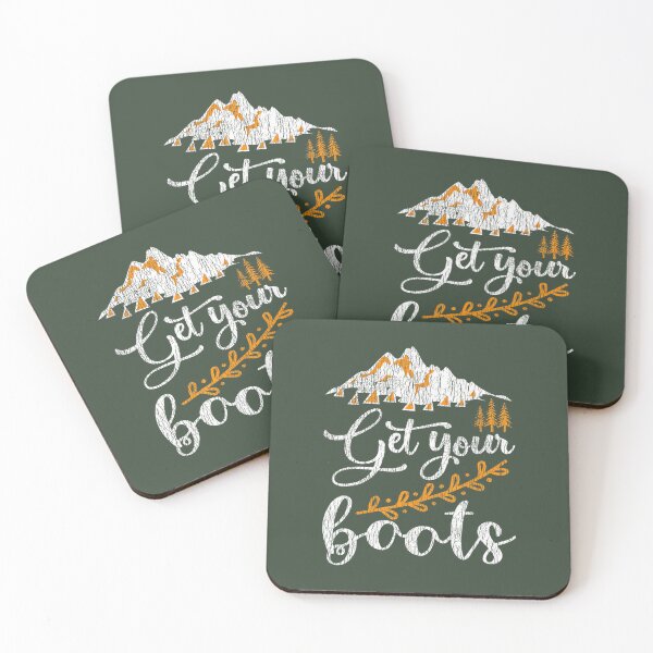 Item preview, Get Your Boots Nature Outdoors Camping Mountain Hiking Lover 		 designed and sold by ariaexavt13.