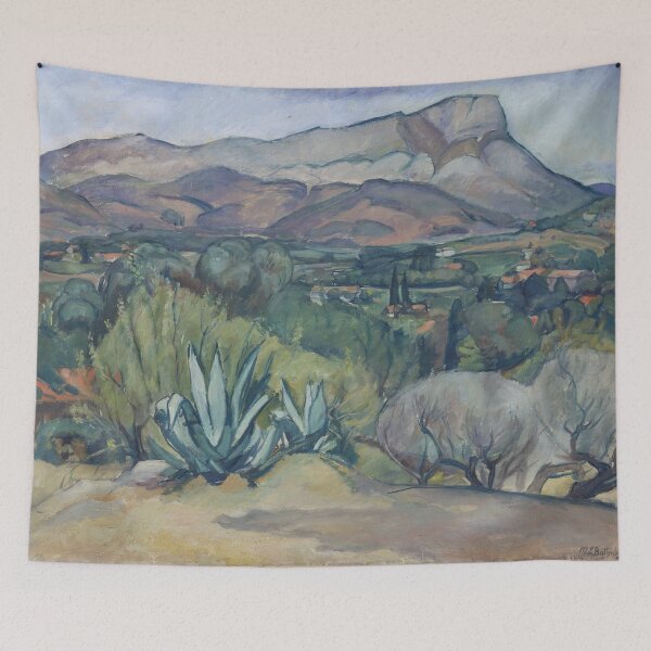Item preview, Mathilde Battenberg, Landscape in Provence, 1914 designed and sold by Mauswohn.