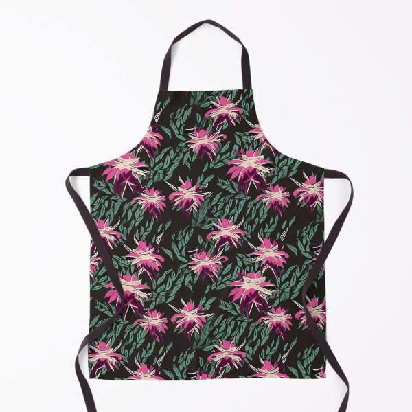 Item preview, Beautiful Native Australian wallpaper for bookcovers and homewares. Coastal Pigface flowers a dark background with kangaroo paw and salt bush 3 designed and sold by NatTex.
