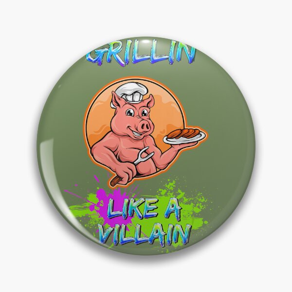 Item preview, Grillin' Like A Villain Cookout Bbq Sarcastic Humor 		 designed and sold by xmmscctwejl58.