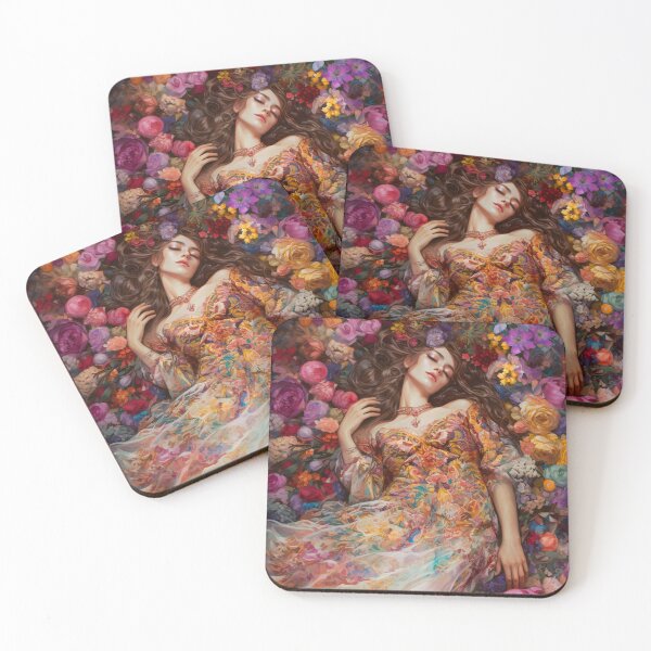 Item preview, Sleeping lady in the garden 1 designed and sold by Red Witch Art.