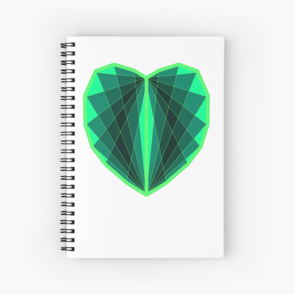 Item preview, Emerald heart designed and sold by AlmosFrostedArt.