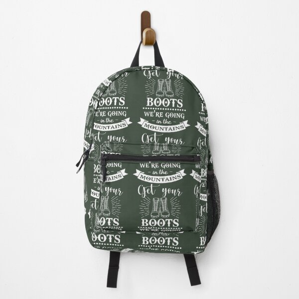 Item preview, Get Your Boots We're Going In Mountains Go Outdoor Hiking designed and sold by ariaexavt13.