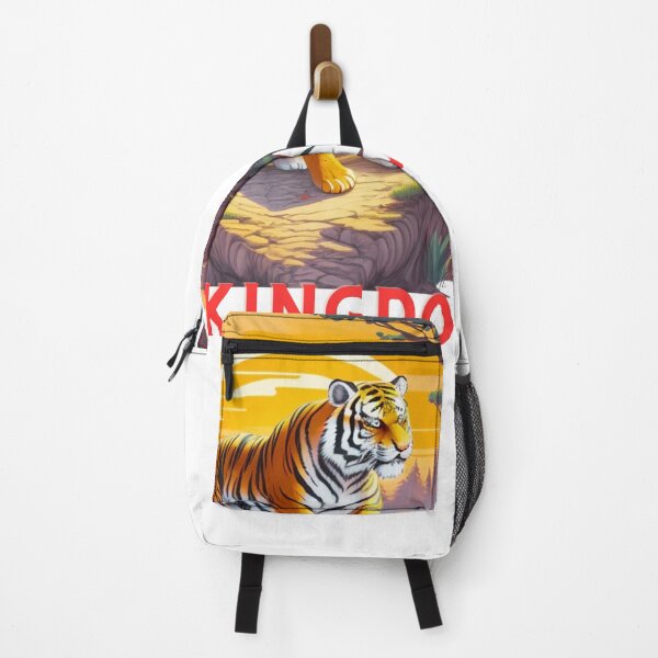 Item preview, King Tiger with sun at back going into forest kingdom designed and sold by Dream Vibe.