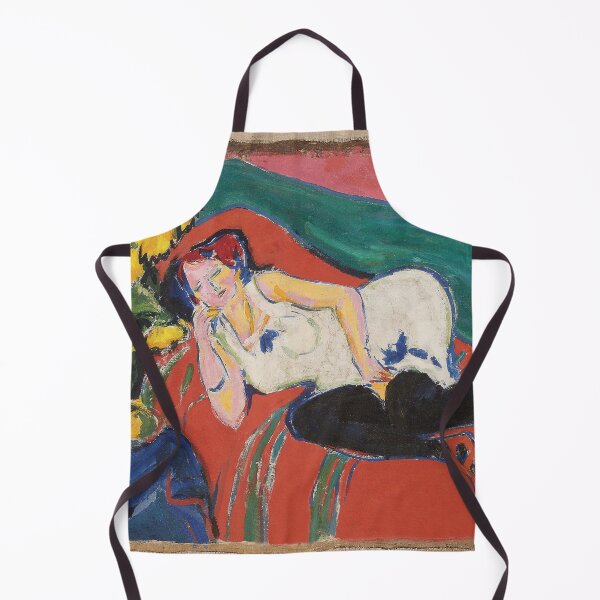 Item preview, Ernst Ludwig Kirchner, Reclining Woman in a White Shirt, 1909 designed and sold by Mauswohn.