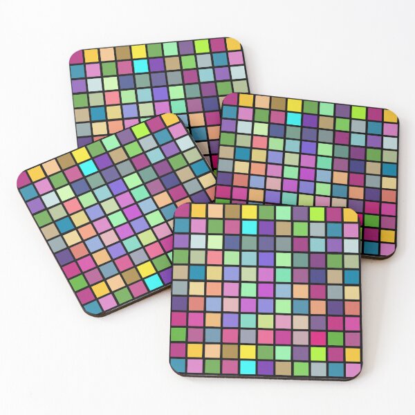 Item preview, Colourful Squares Multicoloured designed and sold by Black-Orc.