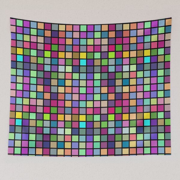 Item preview, Colourful Squares Multicoloured designed and sold by Black-Orc.