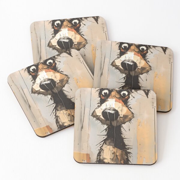 Item preview, Neo-expressionism Dog Meditation Cartoon Abstract Art Design designed and sold by HelloVerse.