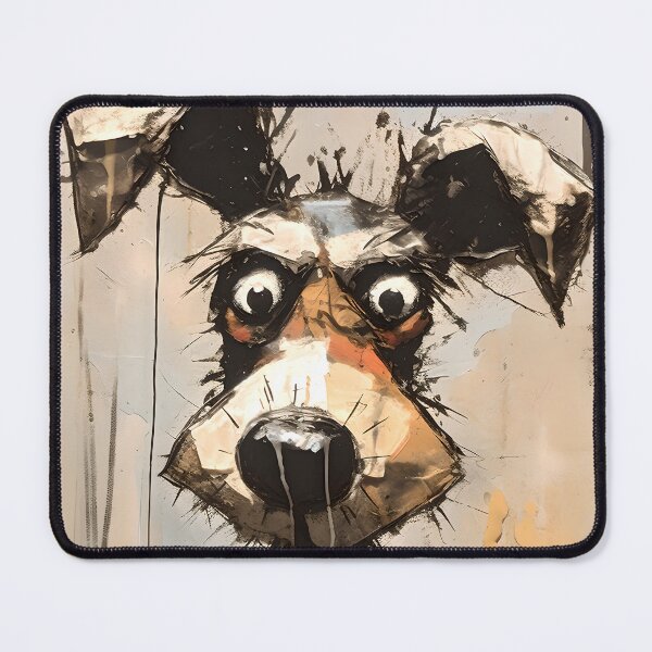Item preview, Neo-expressionism Dog Meditation Cartoon Abstract Art Design designed and sold by HelloVerse.