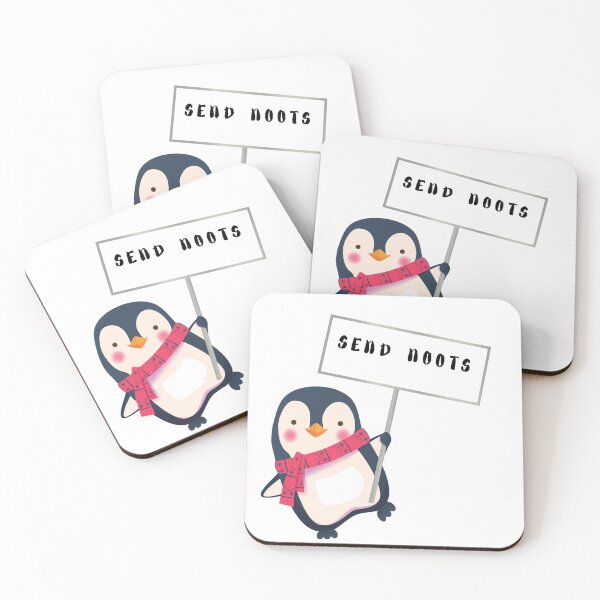 Item preview,   Send noots _ Funny penguin Quote  designed and sold by unique things.