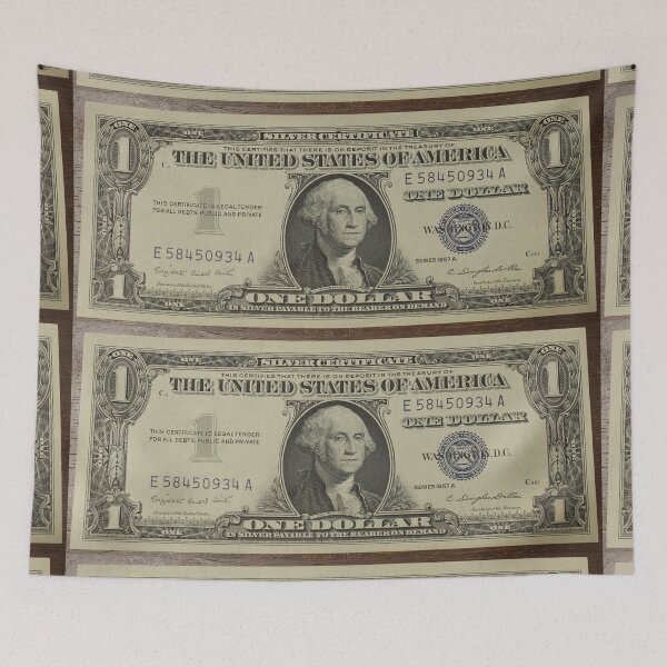 Item preview, Series 1957 A One Dollar Silver Certificate designed and sold by coinsxcrochet.