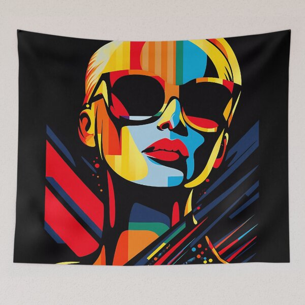 Item preview, Cyberpunk Femme Fatale Portrait designed and sold by Mitch-Angelo.