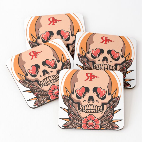 Item preview, ROGUE LOVE SKULL TATTOO ART designed and sold by Rogueclothes.