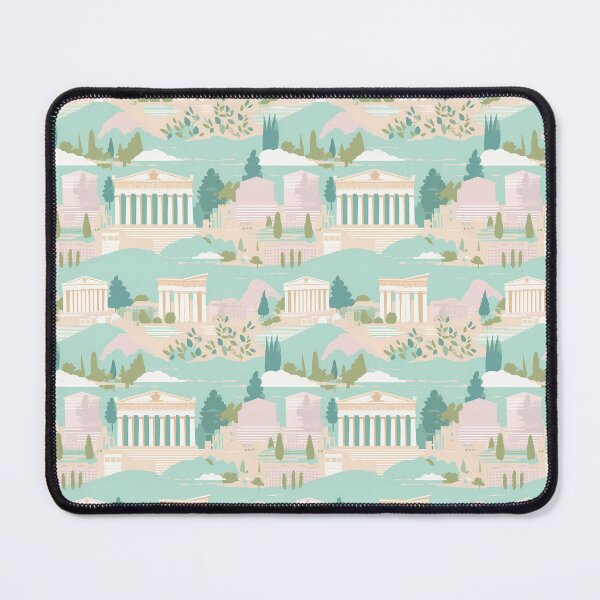 Item preview, Acropolis Ancient Allure: Pastel Minimalist Pattern designed and sold by FamMeetsWorld.
