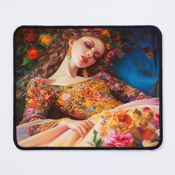 Item preview, Sleeping lady in the garden 2 designed and sold by Red Witch Art.