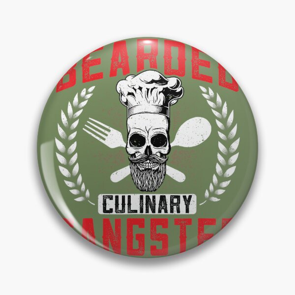 Item preview, Grilling Bearded Culinary Gangster Chef Skull Cooking Lover 		 designed and sold by xmmscctwejl58.