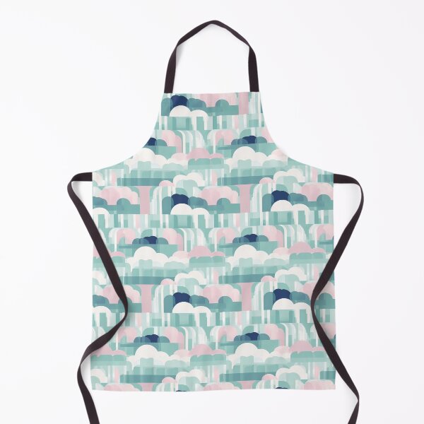 Aperçu de l'œuvre Niagara Falls Flowing Dreams: motif minimaliste pastel créée et vendue par FamMeetsWorld.
