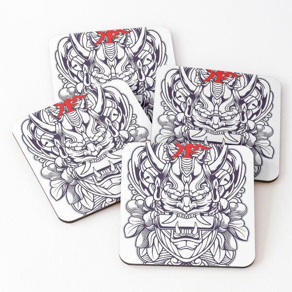 Item preview, ROGUE ONI MASK VINTAGE TATTOO ART designed and sold by Rogueclothes.