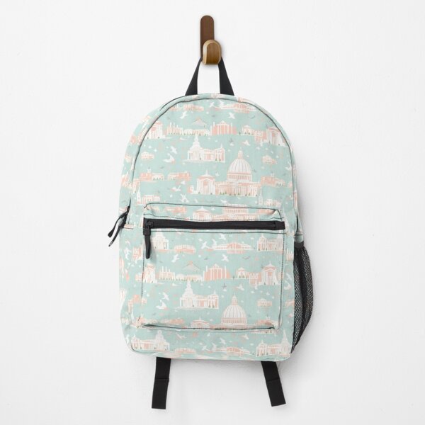 Item preview, White House Reverie: Pastel Dreamscape Pattern designed and sold by FamMeetsWorld.
