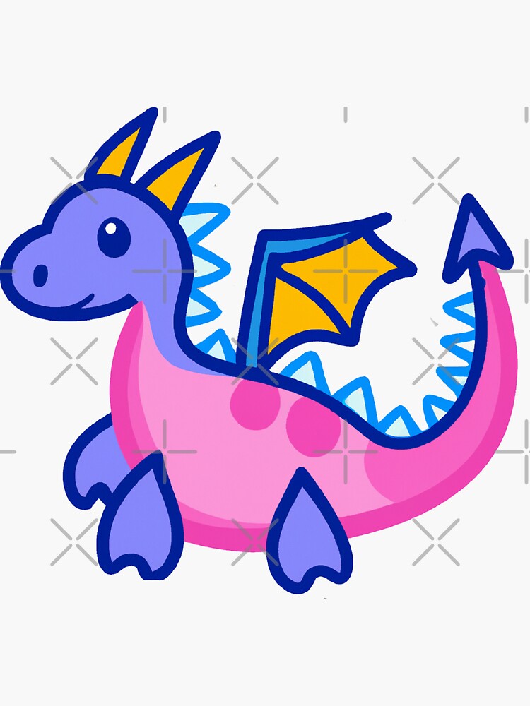 Dragons stickers Sticker for Sale by Colordrilos