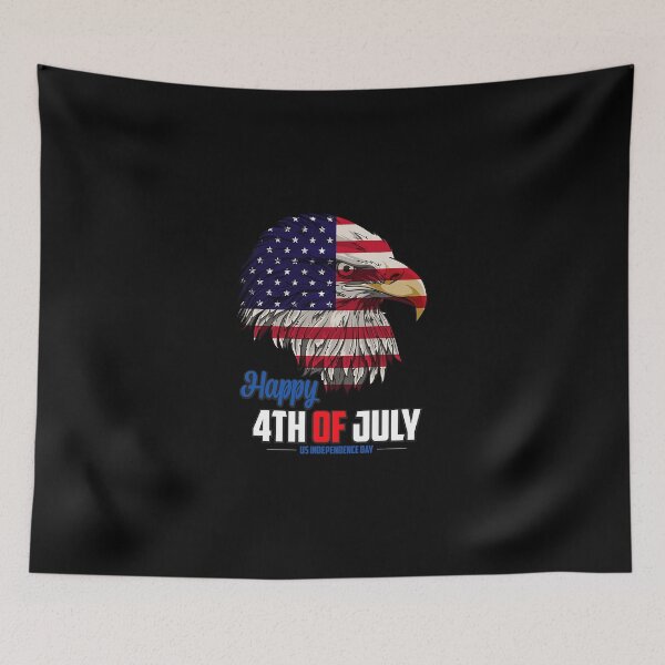 Item preview, Happy 4th of july american flag patriotic usa flag Eagle 1 designed and sold by DorothyAnkundi.