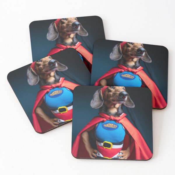 Item preview, Dachshund Superhero #20 designed and sold by DachshundClub.