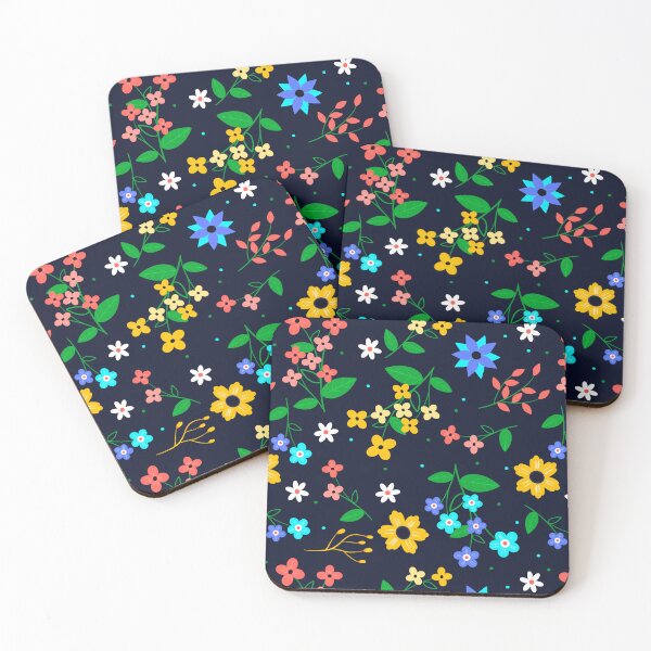 Item preview, Cute  flowers Print designed and sold by TalkingWallsGe.