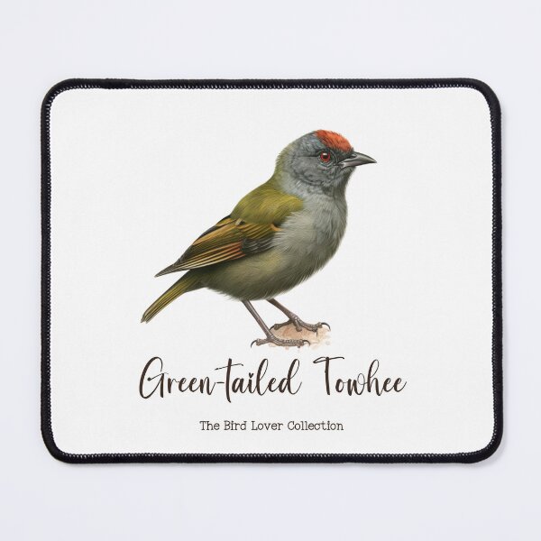 Item preview, Green-tailed Towhee - The Bird Lover Collection designed and sold by GoodOldVintage.
