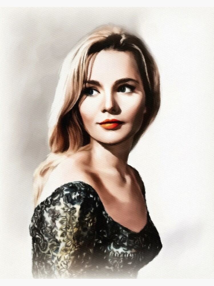 Tuesday Weld Portrait in Black Dress Photo Print