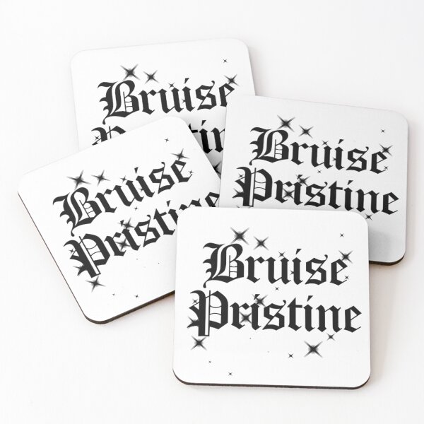 Item preview, Bruise Pristine Black Text designed and sold by Gothicrelics.
