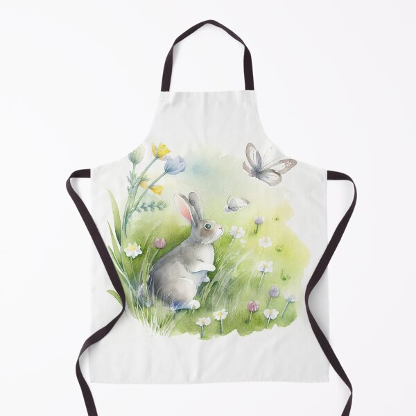 Artikelvorschau, Nature's Delight: Charming Watercolor Rabbit Illustrations entworfen und verkauft von ReiraNogami.