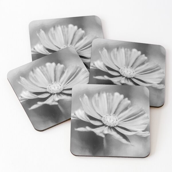 Item preview, Cosmos Black And White Painterly designed and sold by Tanya C  Smith.