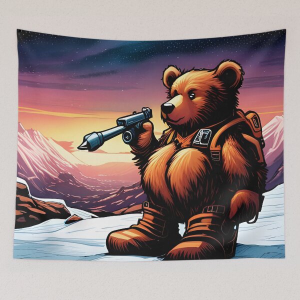 Item preview, Teddy in Antarctica designed and sold by Colin Bentham.