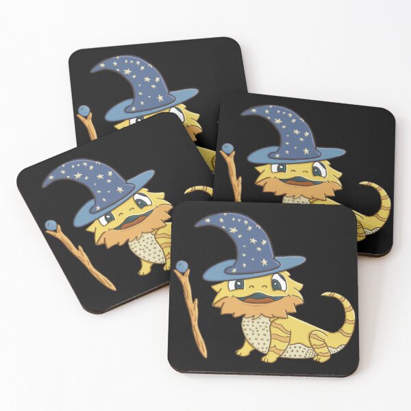 Item preview, Copy of Wizard Lizard: Bearded Dragon Beardie Magician designed and sold by Bug & Brush.