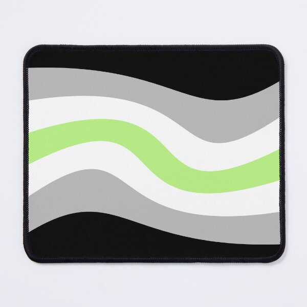 Item preview, Agender Flag Aesthetic Wave Art designed and sold by ontrendshirts.